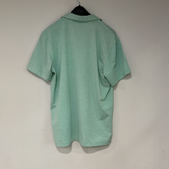 Vineyard vine, performance, medium, teal and white stripes - Picture 2 of 3